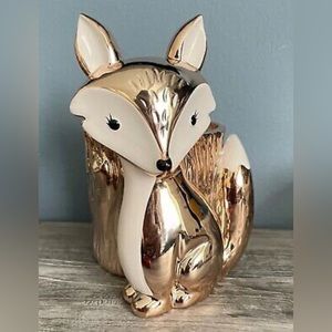 Bath & BodyWorks Rose Gold Fox Candle Holder
